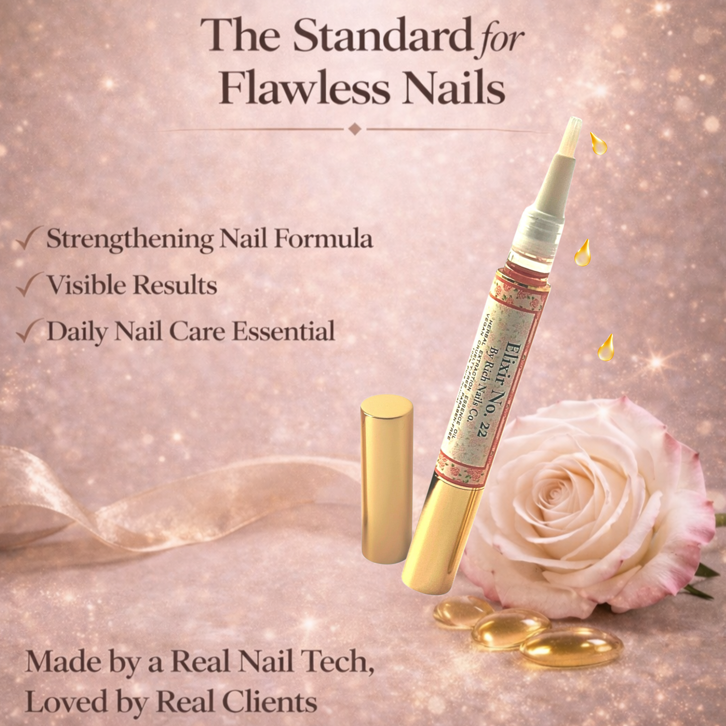 Elixir No. 22 - Luxury Nail Growth Elixir - Gold Edition