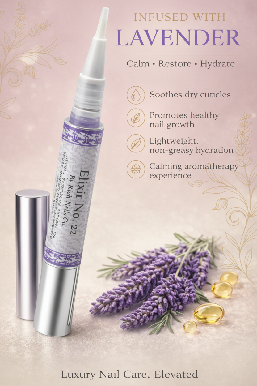 Elixir No.22- Lavender Nail Growth Elixir – Silver Edition