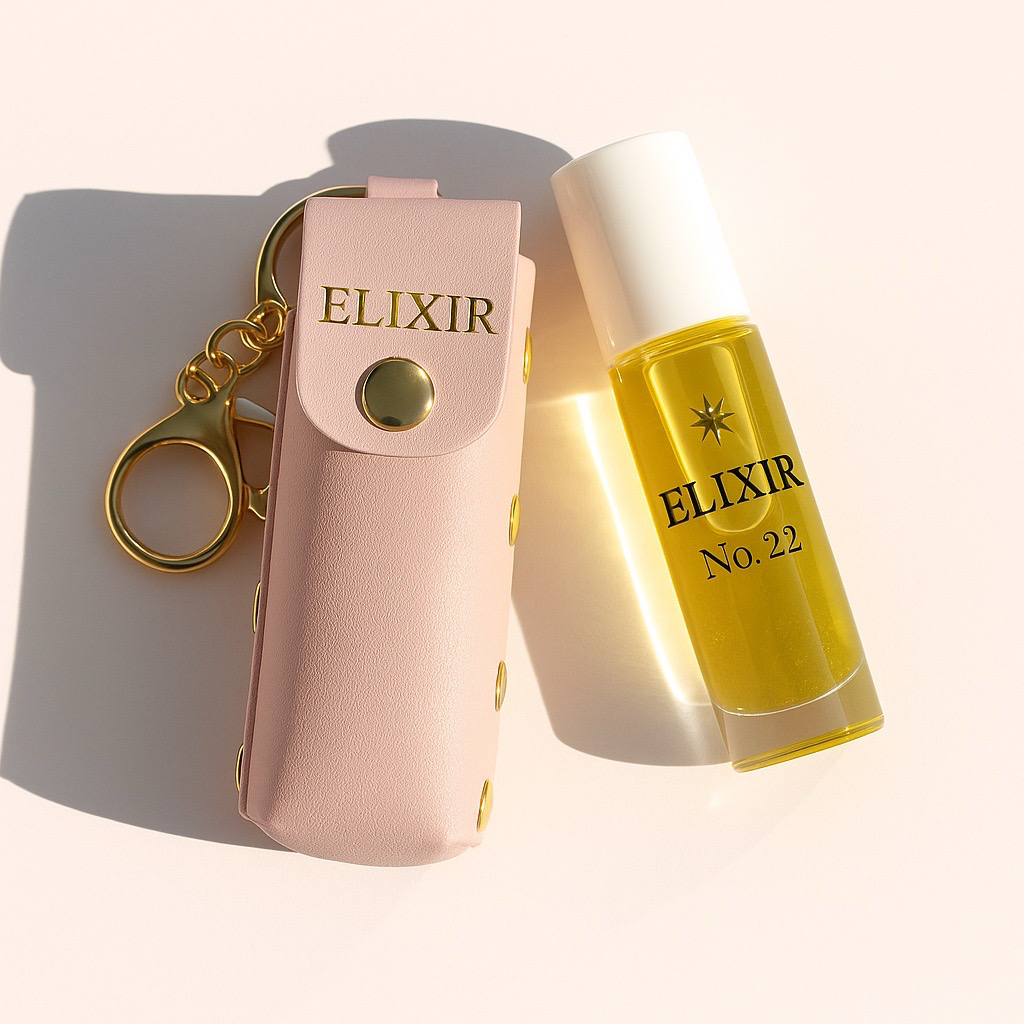 Elixir No. 22 - Luxe Keychain Case & Nail Growth Elixir Duo