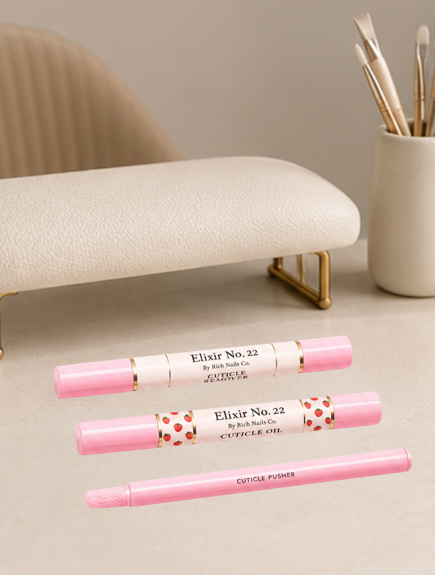 Elixir No.22 3-in-1 Cuticle Care Kit – Strawberry Edition