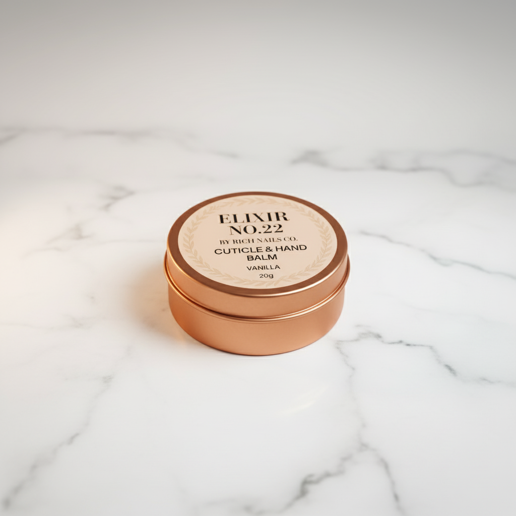 Elixir No.22 Vanilla Cuticle & Hand Balm – Rose Gold Edition (20g)