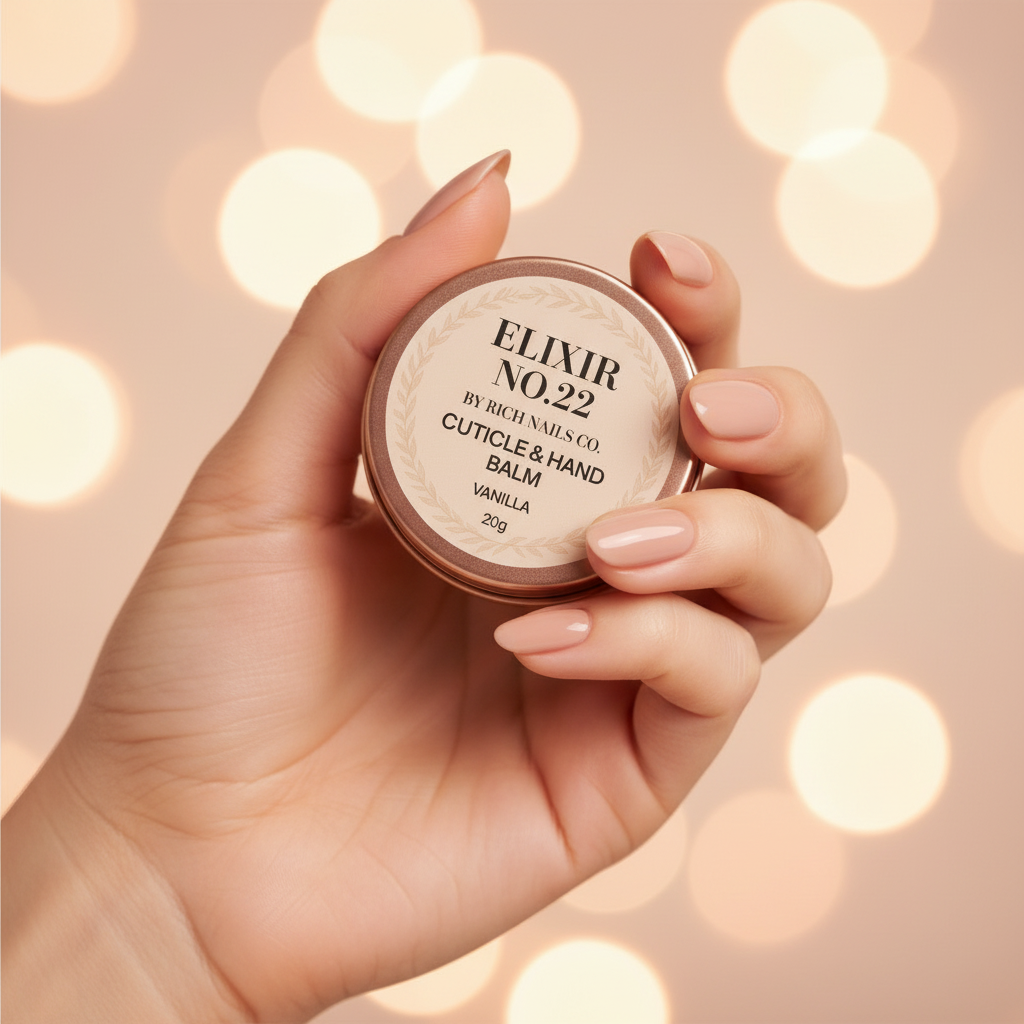 Elixir No.22 Vanilla Cuticle & Hand Balm – Rose Gold Edition (20g)