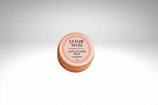Elixir No.22 Strawberry Cuticle & Hand Balm – Rose Gold Edition (20g)