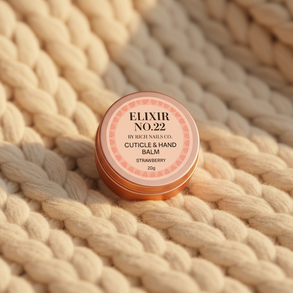 Elixir No.22 Strawberry Cuticle & Hand Balm – Rose Gold Edition (20g)