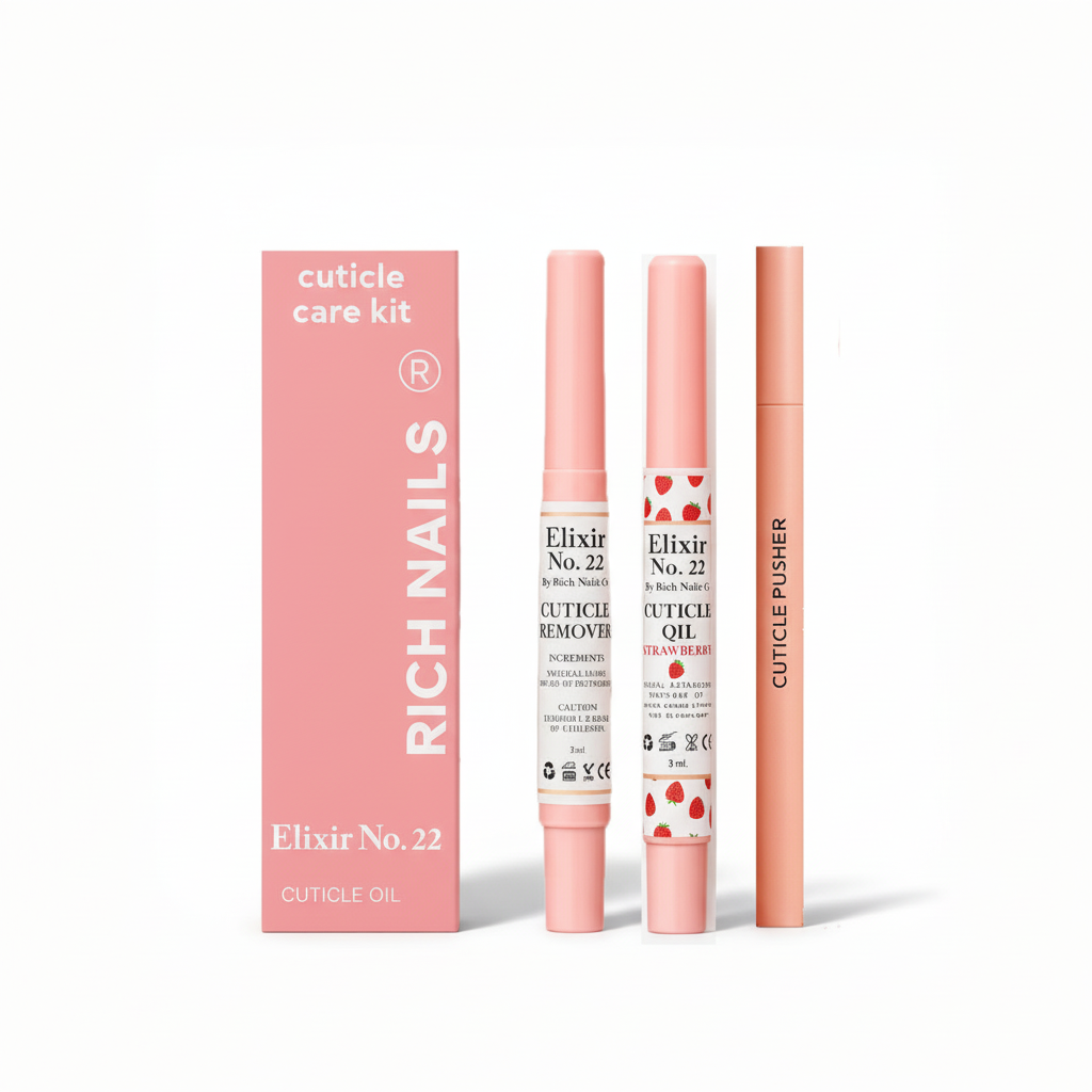 Elixir No.22 3-in-1 Cuticle Care Kit – Strawberry Edition