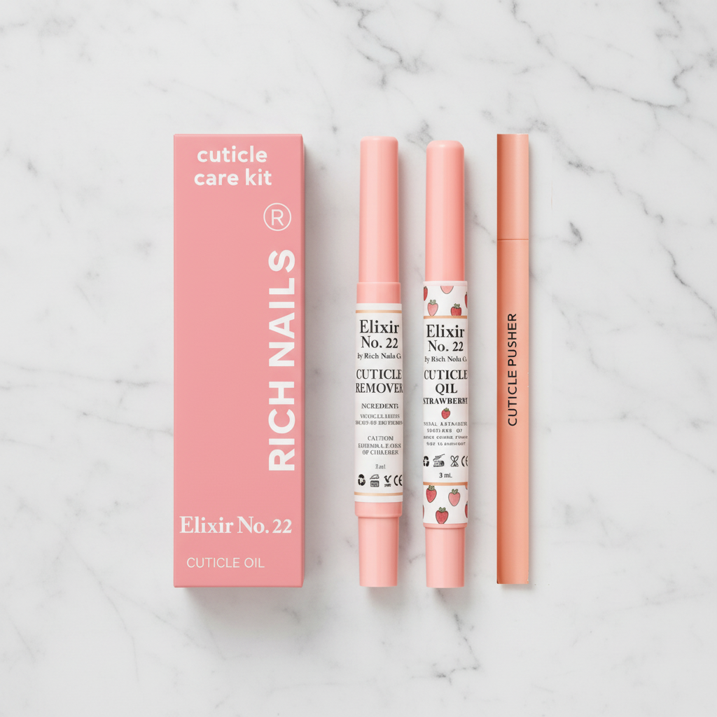 Elixir No.22 3-in-1 Cuticle Care Kit – Strawberry Edition